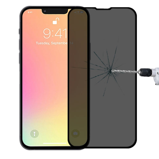 For iPhone 16e / 13 / 13 Pro Anti-peeping Plasma Oil Coated High Aluminum Wear-resistant Tempered Glass Film, For iPhone 13 mini (1 PC), For iPhone 16e / 14 / 13 / 13 Pro  (1 PC), For iPhone 14 Plus / 13 Pro Max