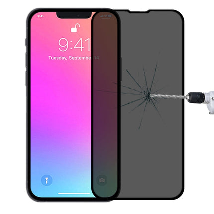 For iPhone 16e / 13 / 13 Pro Anti-peeping Plasma Oil Coated High Aluminum Wear-resistant Tempered Glass Film, For iPhone 13 mini (1 PC), For iPhone 16e / 14 / 13 / 13 Pro  (1 PC), For iPhone 14 Plus / 13 Pro Max