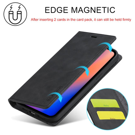 LC.IMEEKE Strong Magnetic PU + Matte TPU Horizontal Flip Leather Case with Holder & Card Slots & Wallet, For iPhone 13 mini, For iPhone 13, For iPhone 13 Pro, For iPhone 13 Pro Max