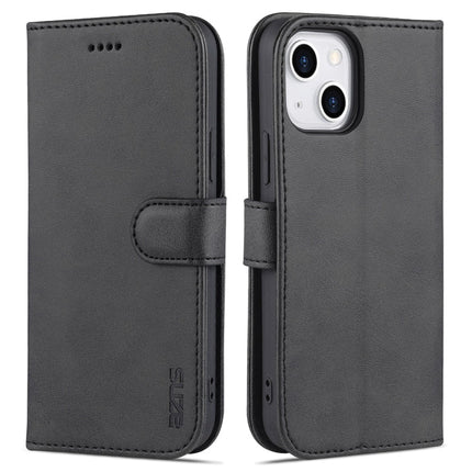 AZNS Skin Feel Calf Texture Horizontal Flip Leather Case with Card Slots & Holder & Wallet, For iPhone 13, For iPhone 13 Mini