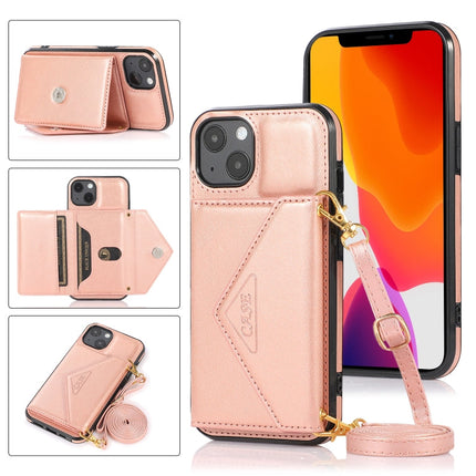 Multi-functional Cross-body Card Bag TPU+PU Back Cover Case with Holder & Card Slot & Wallet, For iPhone 13 mini, For iPhone 13, For iPhone 13 Pro, For iPhone 13 Pro Max