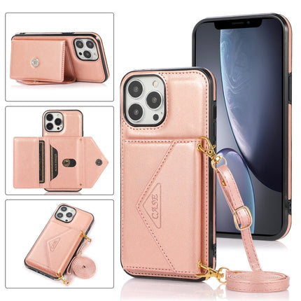 Multi-functional Cross-body Card Bag TPU+PU Back Cover Case with Holder & Card Slot & Wallet, For iPhone 13 mini, For iPhone 13, For iPhone 13 Pro, For iPhone 13 Pro Max