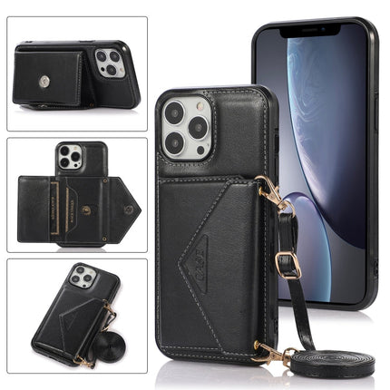 Multi-functional Cross-body Card Bag TPU+PU Back Cover Case with Holder & Card Slot & Wallet, For iPhone 13 mini, For iPhone 13, For iPhone 13 Pro, For iPhone 13 Pro Max