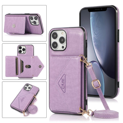 Multi-functional Cross-body Card Bag TPU+PU Back Cover Case with Holder & Card Slot & Wallet, For iPhone 13 mini, For iPhone 13, For iPhone 13 Pro, For iPhone 13 Pro Max