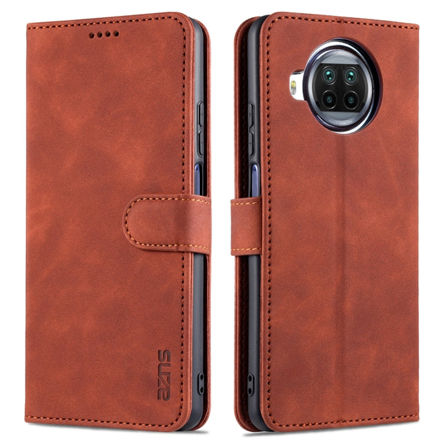 AZNS Skin Feel Calf Texture Horizontal Flip Leather Case with Card Slots & Holder & Wallet, For Xiaomi Redmi Note 9 Pro 5G, For Xiaomi Mi 10T Lite 5G, For Xiaomi Redmi Note 10 Pro 5G, For Xiaomi Poco X3 GT