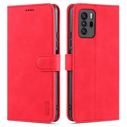 AZNS Skin Feel Calf Texture Horizontal Flip Leather Case with Card Slots & Holder & Wallet, For Xiaomi Redmi Note 9 Pro 5G, For Xiaomi Mi 10T Lite 5G, For Xiaomi Redmi Note 10 Pro 5G, For Xiaomi Poco X3 GT