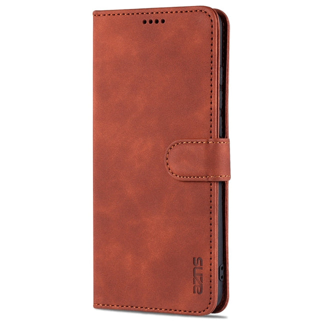 AZNS Skin Feel Calf Texture Horizontal Flip Leather Case with Card Slots & Holder & Wallet, For Xiaomi Mi 10S, For OPPO A16