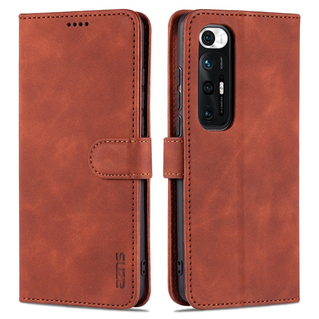 AZNS Skin Feel Calf Texture Horizontal Flip Leather Case with Card Slots & Holder & Wallet, For Xiaomi Mi 10S, For OPPO A16