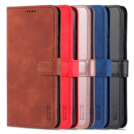AZNS Skin Feel Calf Texture Horizontal Flip Leather Case with Card Slots & Holder & Wallet, For Xiaomi Mi 10S, For OPPO A16