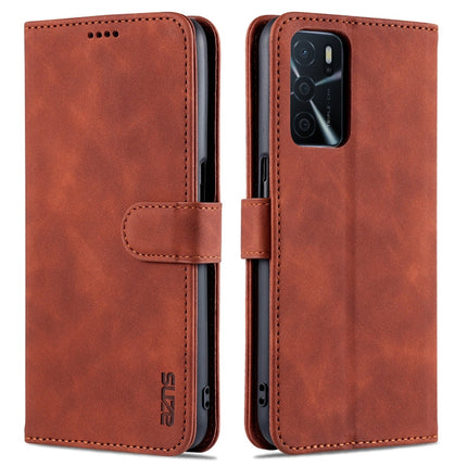 AZNS Skin Feel Calf Texture Horizontal Flip Leather Case with Card Slots & Holder & Wallet, For Xiaomi Mi 10S, For OPPO A16