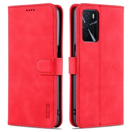AZNS Skin Feel Calf Texture Horizontal Flip Leather Case with Card Slots & Holder & Wallet, For Xiaomi Mi 10S, For OPPO A16