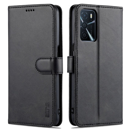 AZNS Skin Feel Calf Texture Horizontal Flip Leather Case with Card Slots & Holder & Wallet, For Xiaomi Mi 10S, For OPPO A16