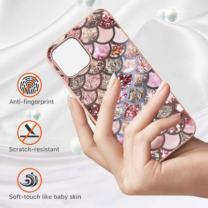 Electroplating Pattern IMD TPU Shockproof Case, For iPhone 13 mini, For iPhone 13, For iPhone 13 Pro, For iPhone 13 Pro Max