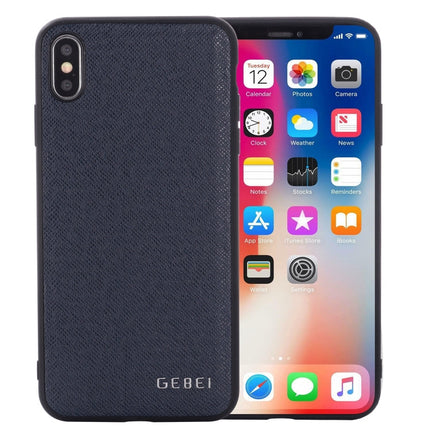 GEBEI Full-coverage Shockproof Leather Protective Case, For iPhone 11, For iPhone 11 Pro, For iPhone 11 Pro Max