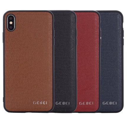 GEBEI Full-coverage Shockproof Leather Protective Case, For iPhone 11, For iPhone 11 Pro, For iPhone 11 Pro Max
