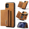 DG.MING M1 Series 3-Fold Multi Card Wallet + Magnetic Back Cover Shockproof Case with Holder Function, For iPhone 11, For iPhone 11 Pro, For iPhone 11 Pro Max