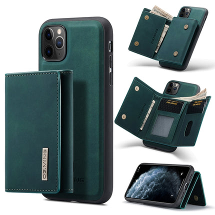 DG.MING M1 Series 3-Fold Multi Card Wallet + Magnetic Back Cover Shockproof Case with Holder Function
