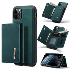 DG.MING M1 Series 3-Fold Multi Card Wallet + Magnetic Back Cover Shockproof Case with Holder Function, For iPhone 11, For iPhone 11 Pro, For iPhone 11 Pro Max