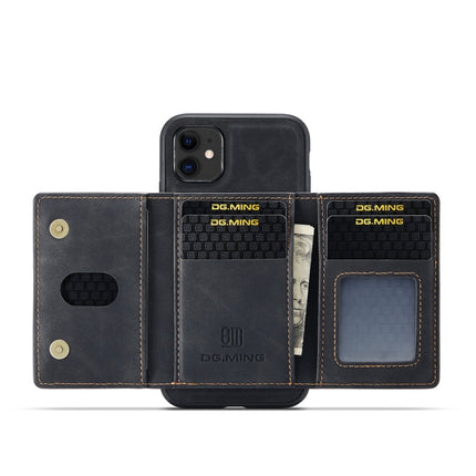 DG.MING M2 Series 3-Fold Multi Card Bag + Magnetic Back Cover Shockproof Case with Wallet & Holder Function, For iPhone 11, For iPhone 11 Pro, For iPhone 11 Pro Max