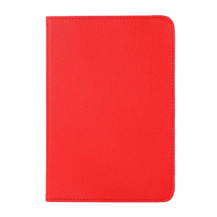 360 Degree Rotation Litchi Texture Flip Leather Case with Holder, For iPad mini 6 / mini 2024