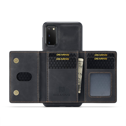 DG.MING M2 Series 3-Fold Multi Card Bag Back Cover Shockproof Case with Wallet & Holder Function