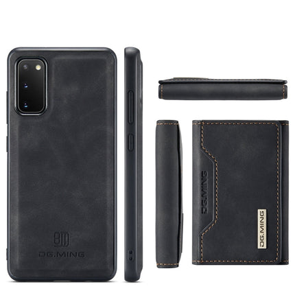 DG.MING M2 Series 3-Fold Multi Card Bag Back Cover Shockproof Case with Wallet & Holder Function, For Samsung Galaxy S20