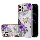 For iPhone 12 Pro / Purple Flower