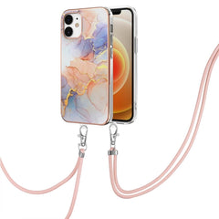 Electroplating Pattern IMD TPU Shockproof Case with Neck Lanyard, For iPhone 12 mini, For iPhone 12 / 12 Pro, For iPhone 12 Pro Max, For iPhone 11