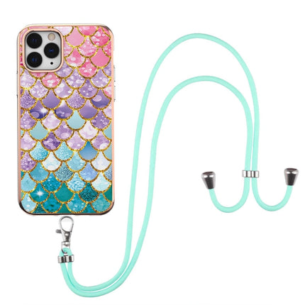Electroplating Pattern IMD TPU Shockproof Case with Neck Lanyard, For iPhone 11 Pro, For iPhone 11 Pro Max, For iPhone XS / X, For iPhone XR