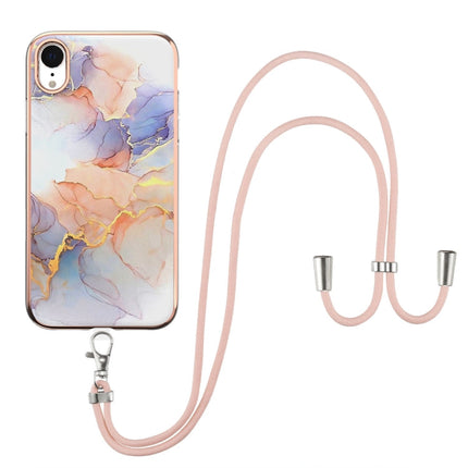 Electroplating Pattern IMD TPU Shockproof Case with Neck Lanyard, For iPhone 11 Pro, For iPhone 11 Pro Max, For iPhone XS / X, For iPhone XR
