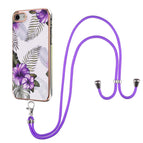 For iPhone SE 2022 / SE 2020 / 8 / 7 / Purple Flower