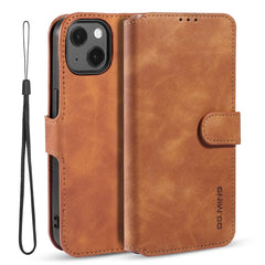 DG.MING Retro Oil Side Horizontal Flip Leather Case with Holder & Card Slots & Wallet, For iPhone 13 mini, For iPhone 13, For iPhone 13 Pro, For iPhone 13 Pro Max