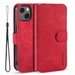 DG.MING Retro Oil Side Horizontal Flip Leather Case with Holder & Card Slots & Wallet, For iPhone 13 mini, For iPhone 13, For iPhone 13 Pro, For iPhone 13 Pro Max