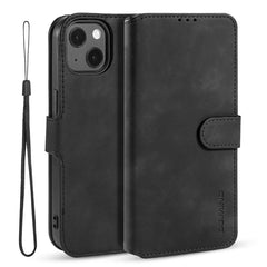 DG.MING Retro Oil Side Horizontal Flip Leather Case with Holder & Card Slots & Wallet, For iPhone 13 mini, For iPhone 13, For iPhone 13 Pro, For iPhone 13 Pro Max