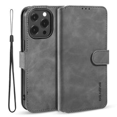 DG.MING Retro Oil Side Horizontal Flip Leather Case with Holder & Card Slots & Wallet, For iPhone 13 mini, For iPhone 13, For iPhone 13 Pro, For iPhone 13 Pro Max