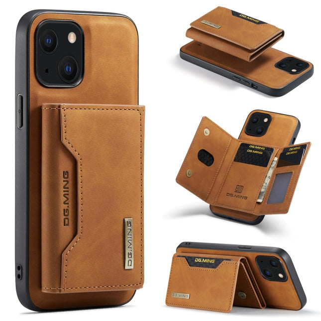 DG.MING M2 Series 3-Fold Card Bag + Magnetic Shockproof Case with Wallet & Holder Function