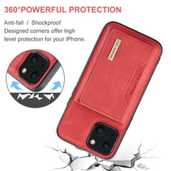 DG.MING M2 Series 3-Fold Card Bag + Magnetic Shockproof Case with Wallet & Holder Function, For iPhone 13 mini, For iPhone 13, For iPhone 13 Pro, For iPhone 13 Pro Max