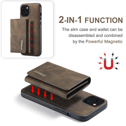 DG.MING M1 Series 3-Fold Multi Card Wallet + Magnetic Shockproof Case with Holder Function