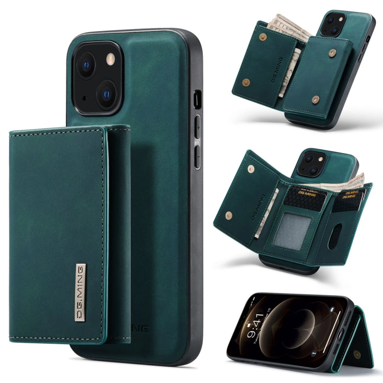 DG.MING M1 Series 3-Fold Multi Card Wallet + Magnetic Shockproof Case with Holder Function, For iPhone 13 mini, For iPhone 13, For iPhone 13 Pro, For iPhone 13 Pro Max