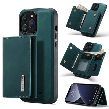 DG.MING M1 Series 3-Fold Multi Card Wallet + Magnetic Shockproof Case with Holder Function