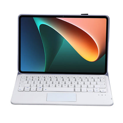 AN05-A Ultra-thin Detachable Lambskin Texture TPU Bluetooth Keyboard Leather Case with Holder & Touchpad For Xiaomi Pad 5 / 5 Pro