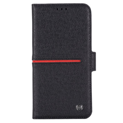 GEBEI Top-grain Leather Horizontal Flip Protective Case with Holder & Card Slots & Wallet & Photo Frame, For iPhone 11, For iPhone 11 Pro, For iPhone 11 Pro Max, For iPhone XS / X, For iPhone XR, For iPhone XS Max