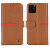 GEBEI Top-grain Leather Horizontal Flip Protective Case with Holder & Card Slots & Wallet & Photo Frame, For iPhone 11, For iPhone 11 Pro, For iPhone 11 Pro Max, For iPhone XS / X, For iPhone XR, For iPhone XS Max, For Samsung Galaxy Note 10