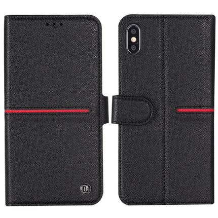 GEBEI Top-grain Leather Horizontal Flip Protective Case with Holder & Card Slots & Wallet & Photo Frame, For iPhone 11, For iPhone 11 Pro, For iPhone 11 Pro Max, For iPhone XS / X, For iPhone XR, For iPhone XS Max