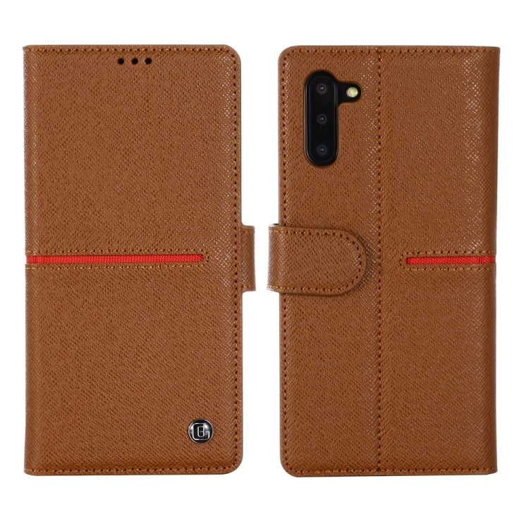 GEBEI Top-grain Leather Horizontal Flip Protective Case with Holder & Card Slots & Wallet & Photo Frame, For iPhone 11, For iPhone 11 Pro, For iPhone 11 Pro Max, For iPhone XS / X, For iPhone XR, For iPhone XS Max, For Samsung Galaxy Note 10