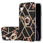 For iPhone XR / Black Flower