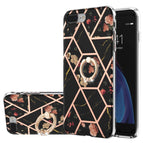 For iPhone 7 Plus / 8 Plus / Black Flower