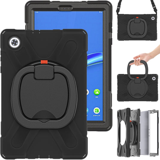 Silicone + PC Protective Case with Holder & Shoulder Strap, For Lenovo Tab M10 HD 2020 X306X/F, For Lenovo Tab M10 Plus, For Lenovo XiaoXin Pad 11 / Pad 11 Plus 2021 / Pad 2022, For Samsung Galaxy Tab Active Pro / 4 Pro / 5 Pro