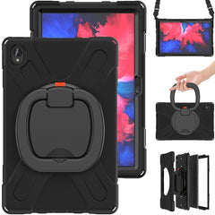 Silicone + PC Protective Case with Holder & Shoulder Strap, For Lenovo Tab M10 HD 2020 X306X/F, For Lenovo Tab M10 Plus, For Lenovo XiaoXin Pad 11 / Pad 11 Plus 2021 / Pad 2022, For Samsung Galaxy Tab Active Pro / 4 Pro / 5 Pro�������������������������...