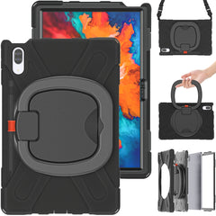 Silicone + PC Protective Case with Holder & Shoulder Strap, For Lenovo Tab M10 HD 2020 X306X/F, For Lenovo Tab M10 Plus, For Lenovo XiaoXin Pad 11 / Pad 11 Plus 2021 / Pad 2022, For Samsung Galaxy Tab Active Pro / 4 Pro / 5 Pro�������������������������...